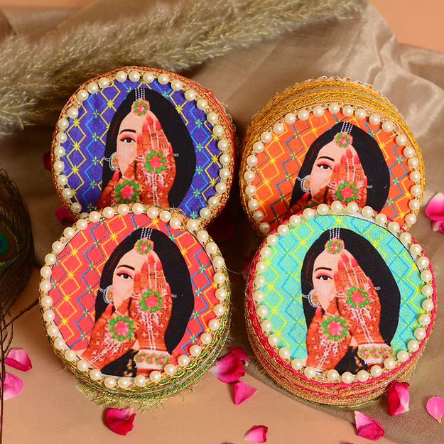 250g Mehendi Favor Boxes - Bulk