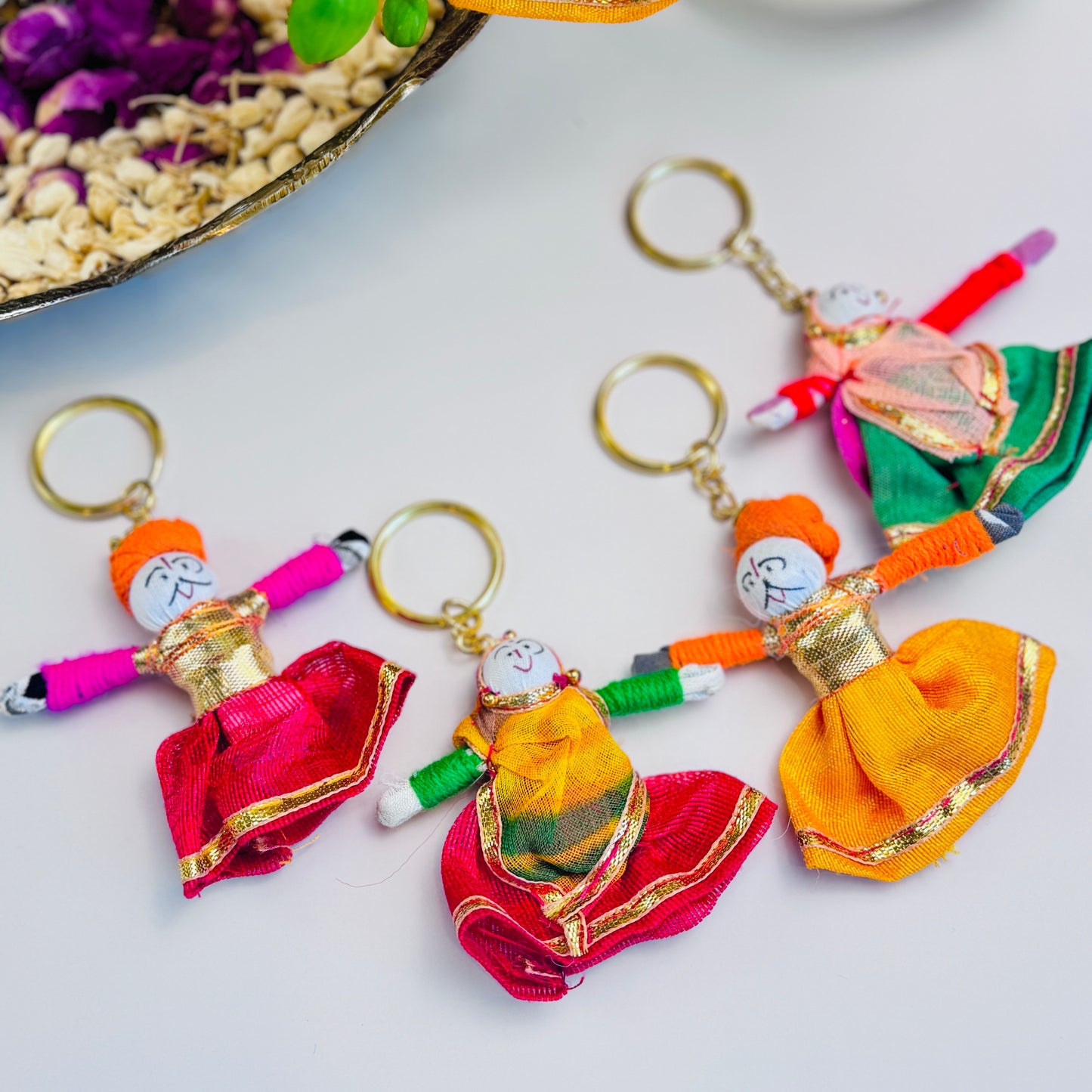 Rajasthani Puppet Keychain