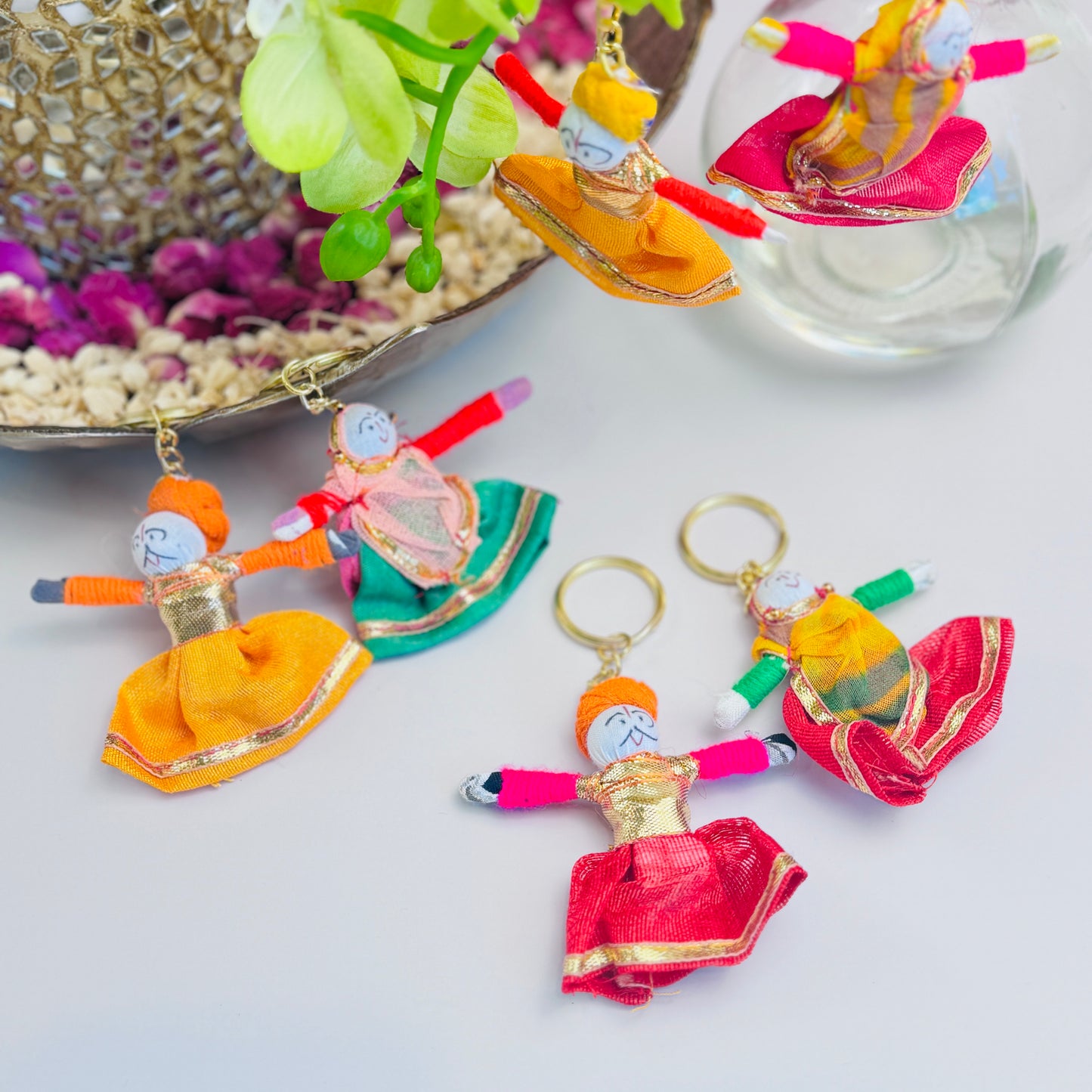 Rajasthani Puppet Keychain