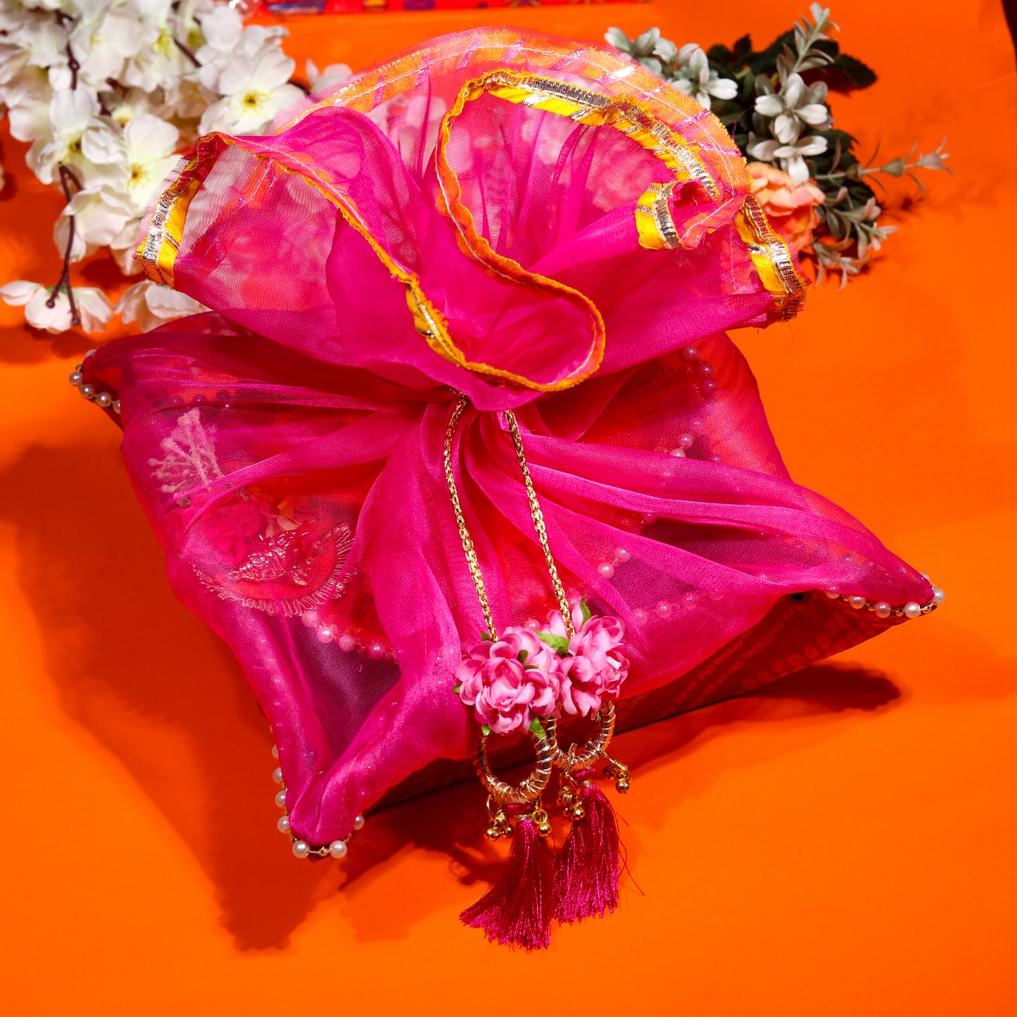 Bandhani Potli Baskets