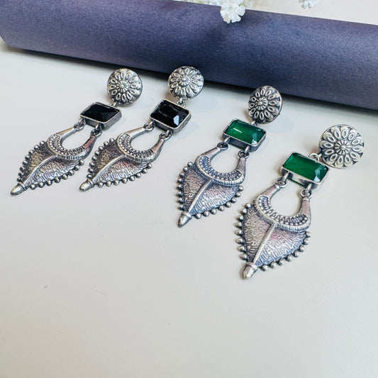Kamya Oxidised Earrings