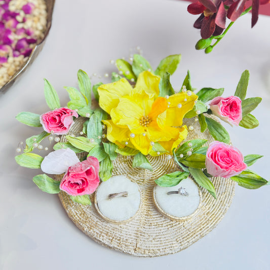 Couple Engagement Ring Platters
