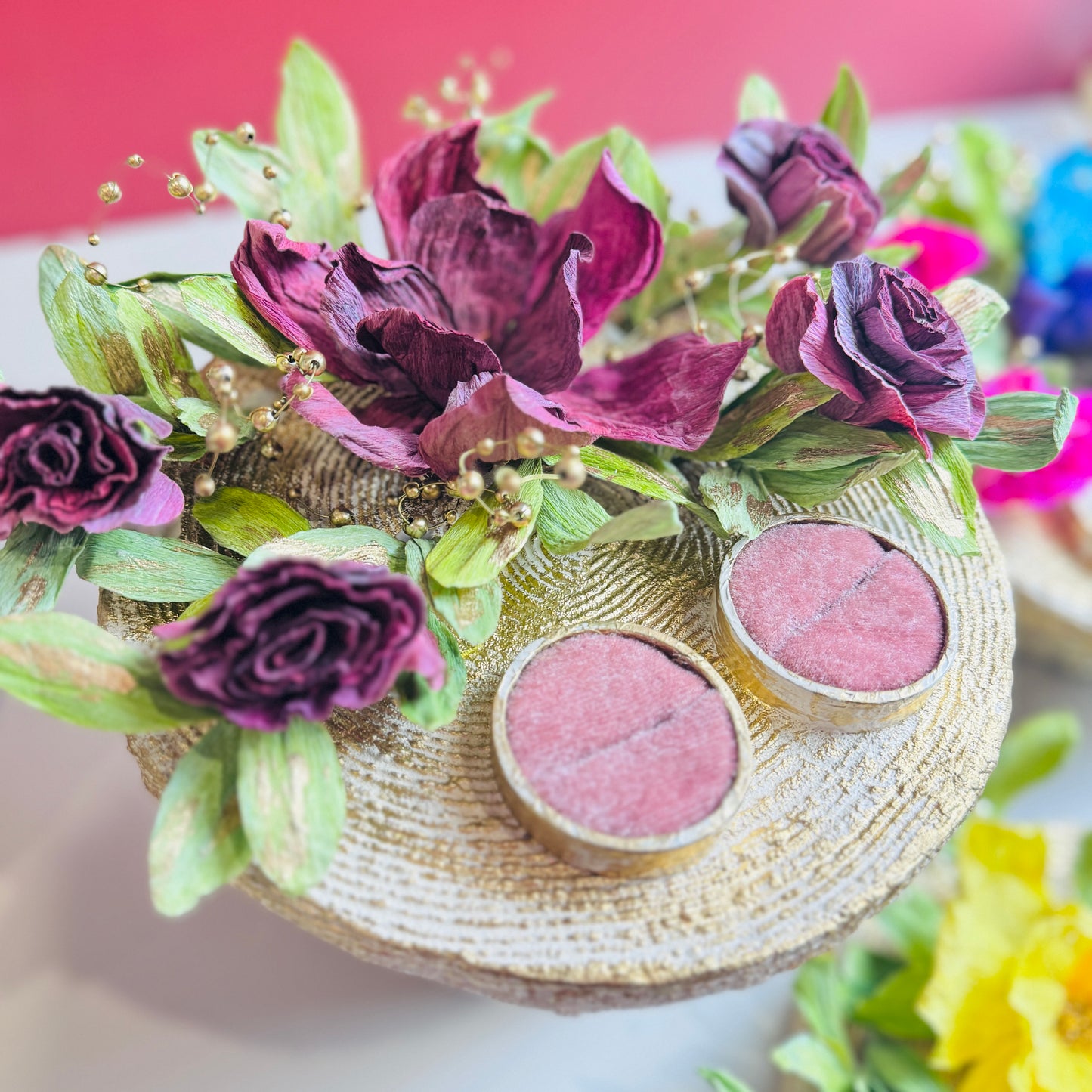 Couple Engagement Ring Platters