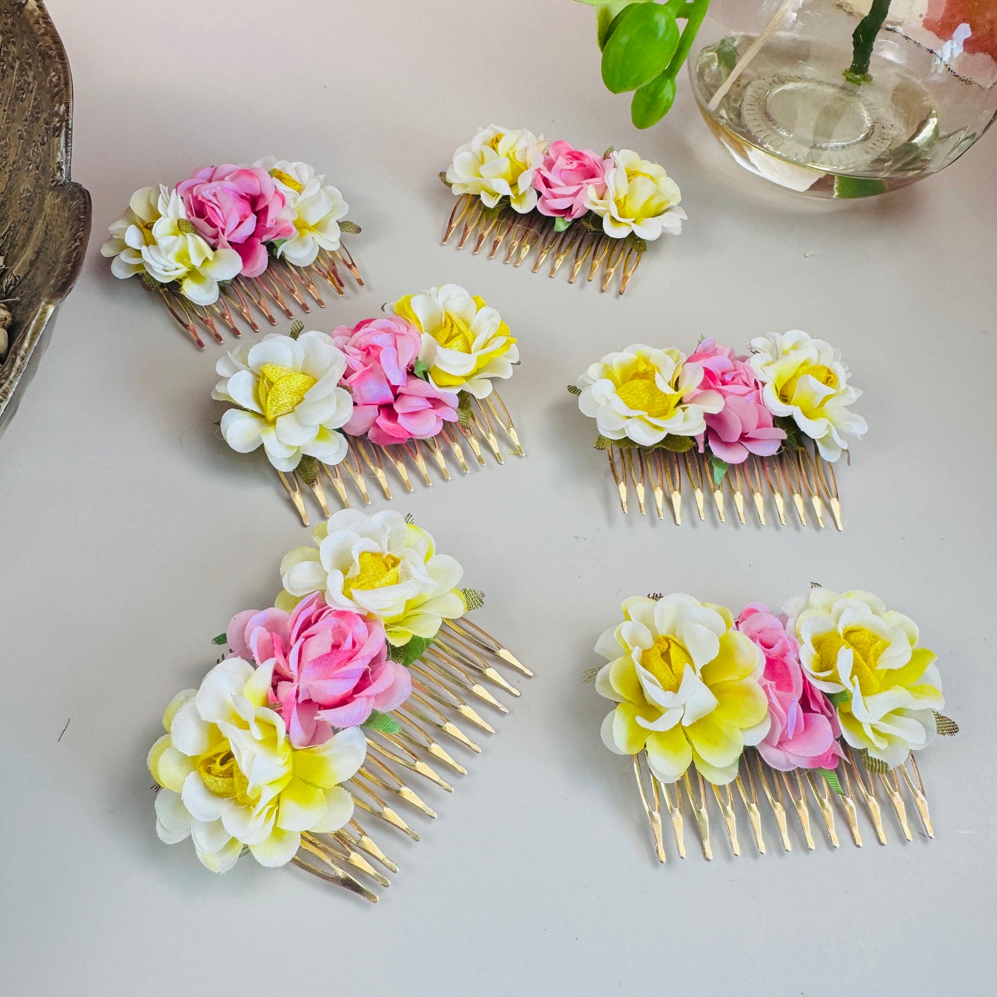 Floral Hair Combs