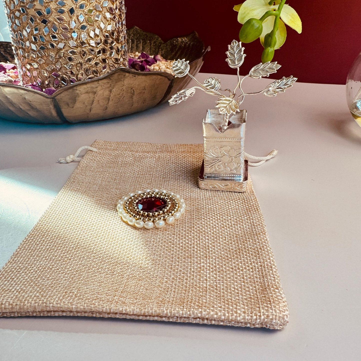 German Silver Tulsi Plant