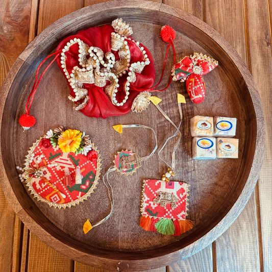 Patola Bhaiya Bhabhi Rakhi Gift Box