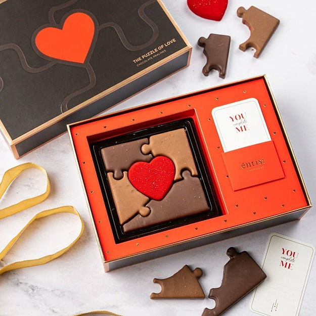 Valentines Chocolate Puzzle Box