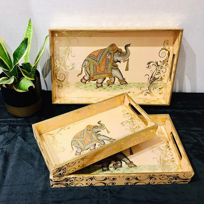 Rajasthani Elephant Trays