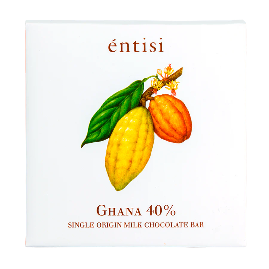 Ghana 40% Milk Chocolate Bar - 50 Bars