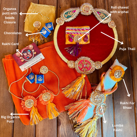 Rang Barse Bhai Bhabhi Rakhi Gift Box