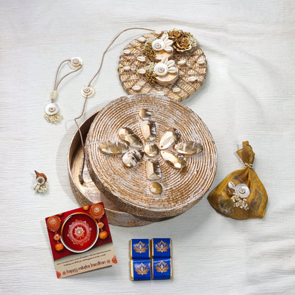 Boho Bhaiya Bhabhi Rakhi Gift Box