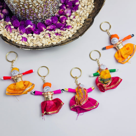 Rajasthani Puppet Keychain