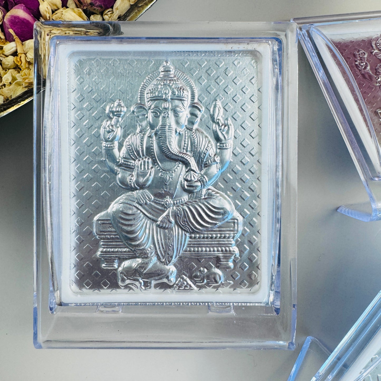 999 Pure Silver Ganesha Frame