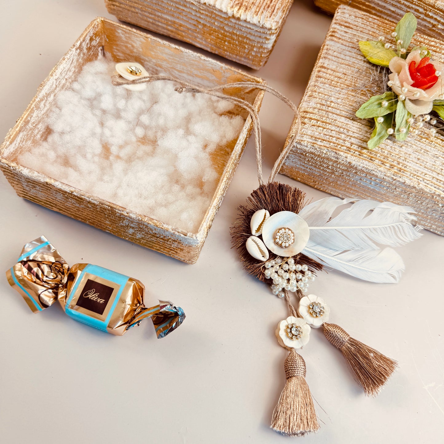 Golden Boho Gift Box