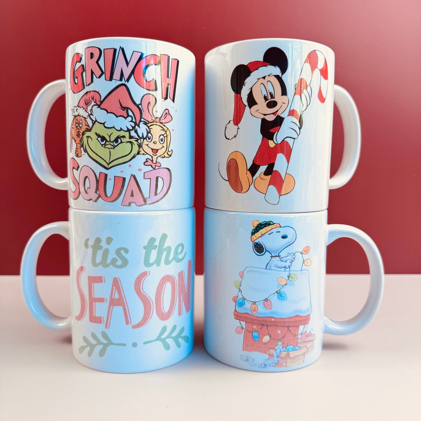 Christmas Themed Cups and Tumblers