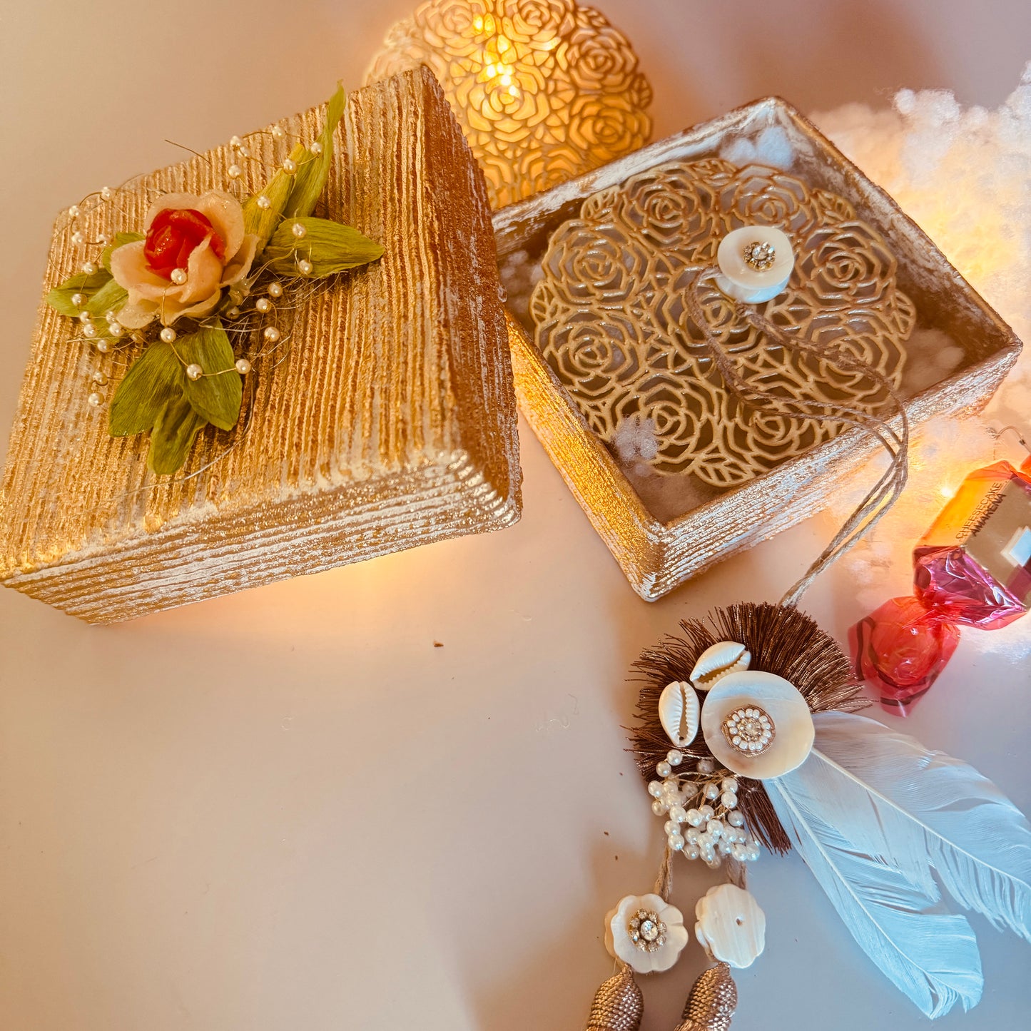 Golden Boho Gift Box