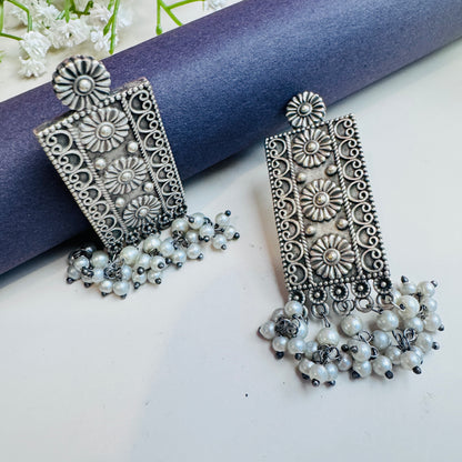 Yamika Oxidized Earrings