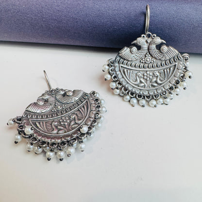 Chandrika Oxidized Earrings