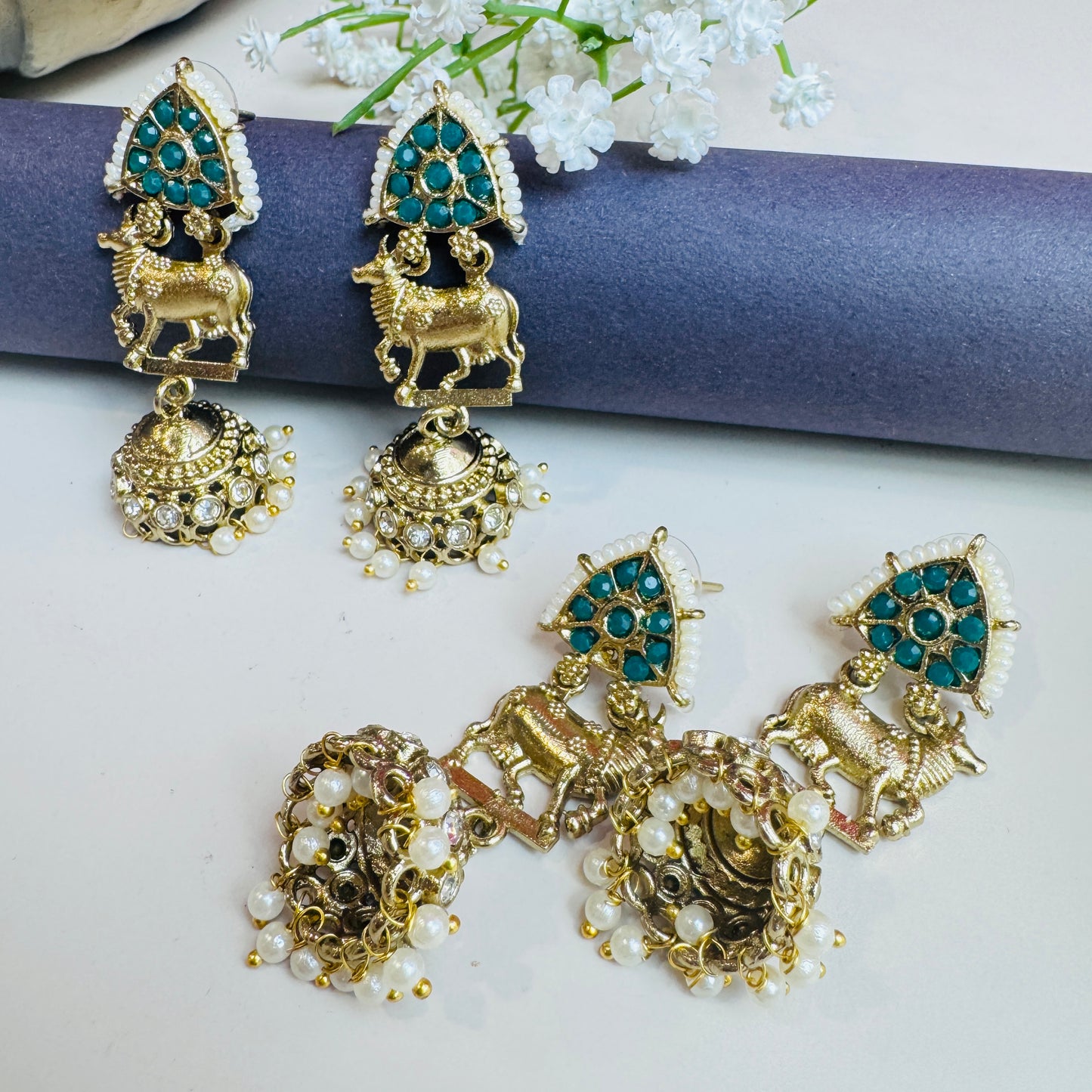 Aarohi jhumka earrings