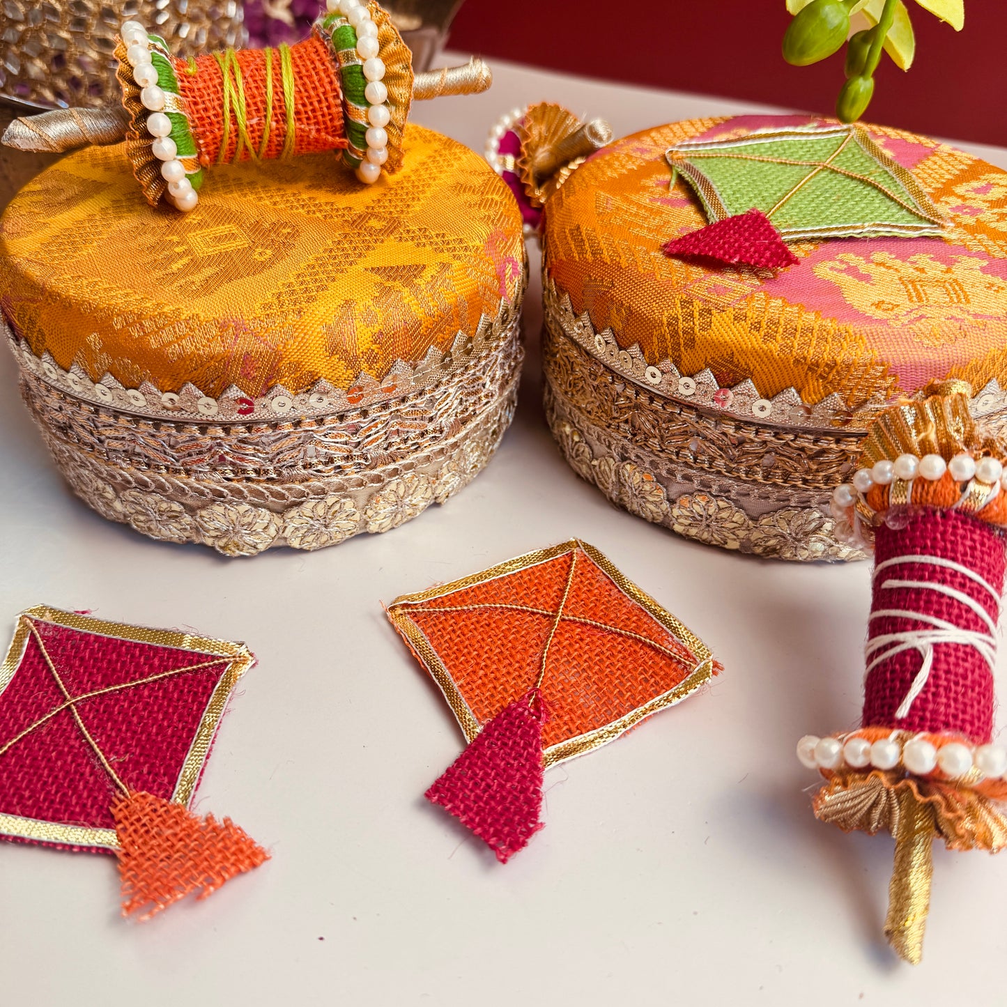 Lohri Themed 500 Gms Steel Boxes