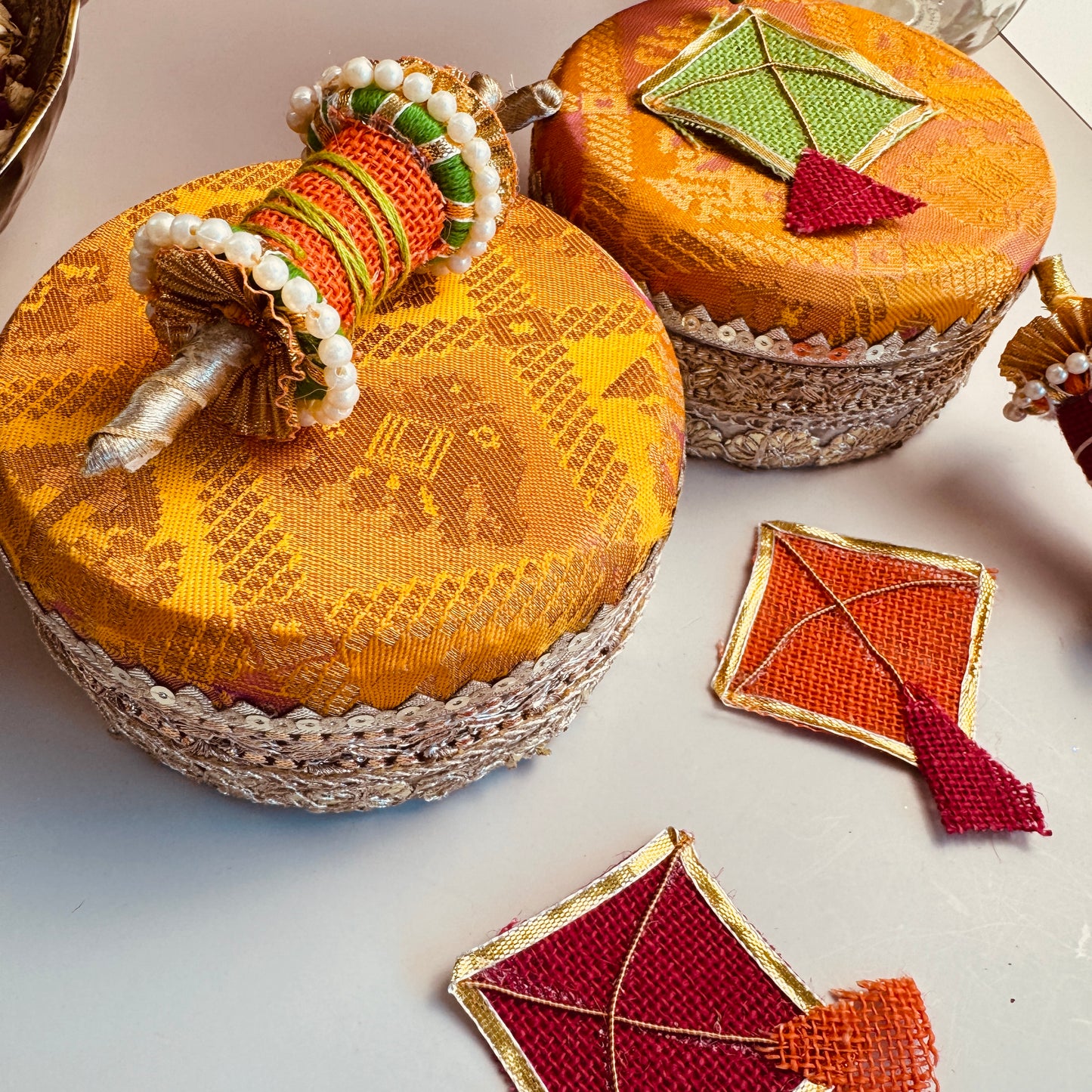 Lohri Themed 500 Gms Steel Boxes