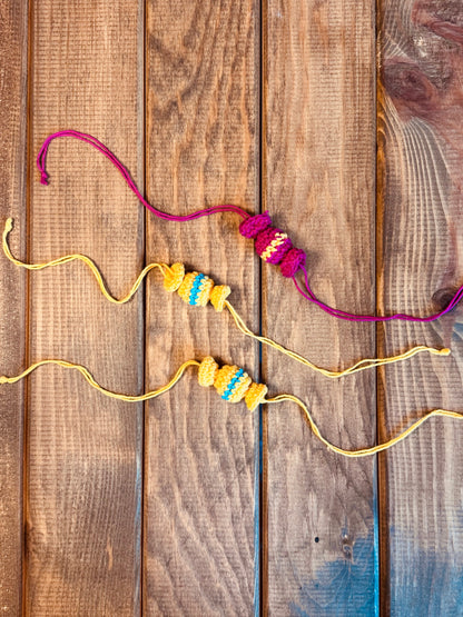 Crochet Rakhi Gift box for Kids