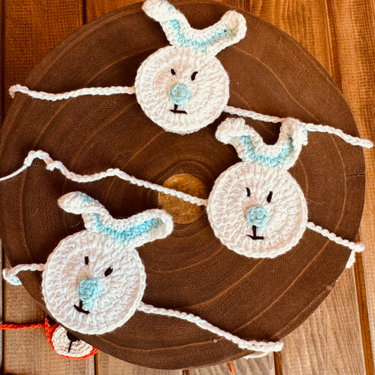 Bunny Crochet Kids Bracelets