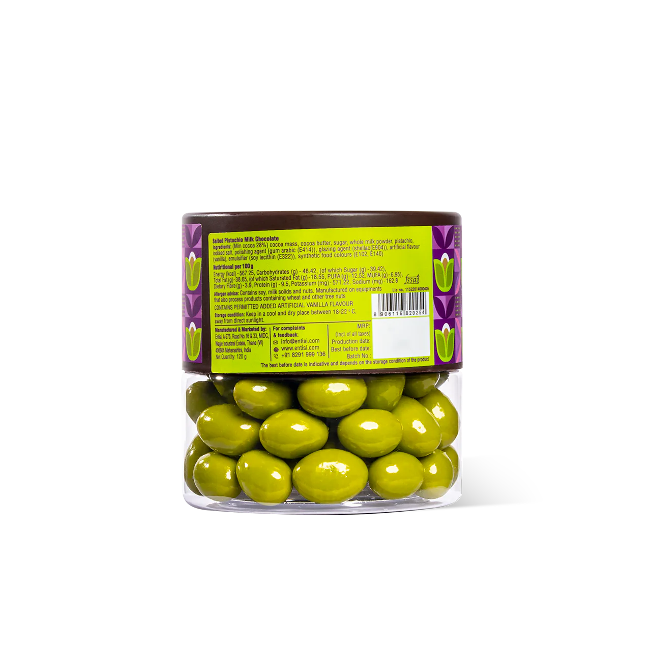 Chocolate Coated Salted Pistachio - 20 Pack Bundle