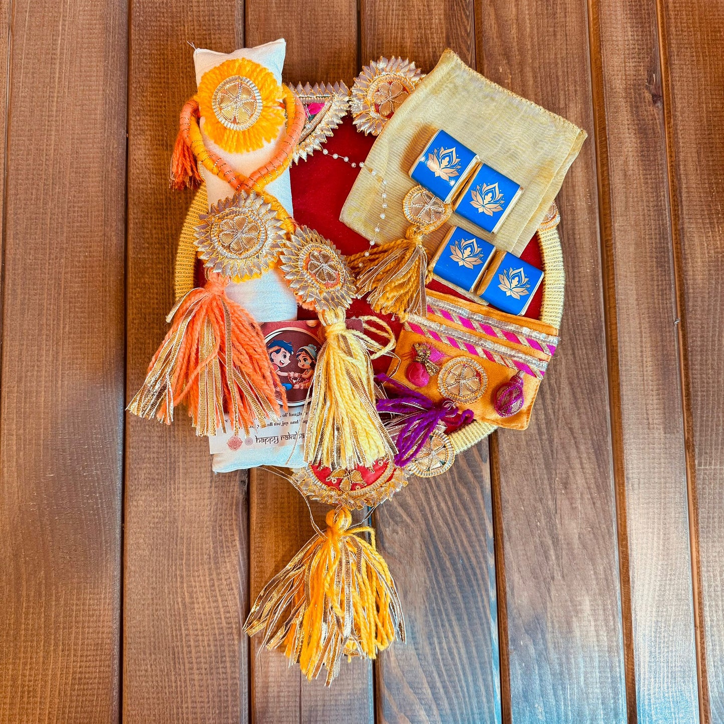 Rang Barse Bhai Bhabhi Rakhi Gift Box