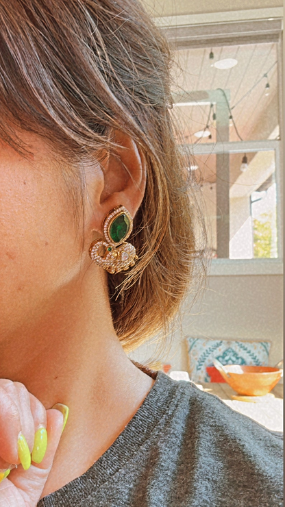 Manik Hathi Earrings