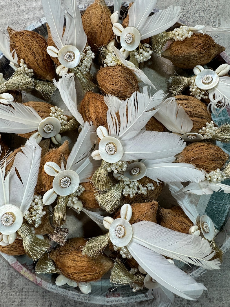 Boho Feather Mini Coconut