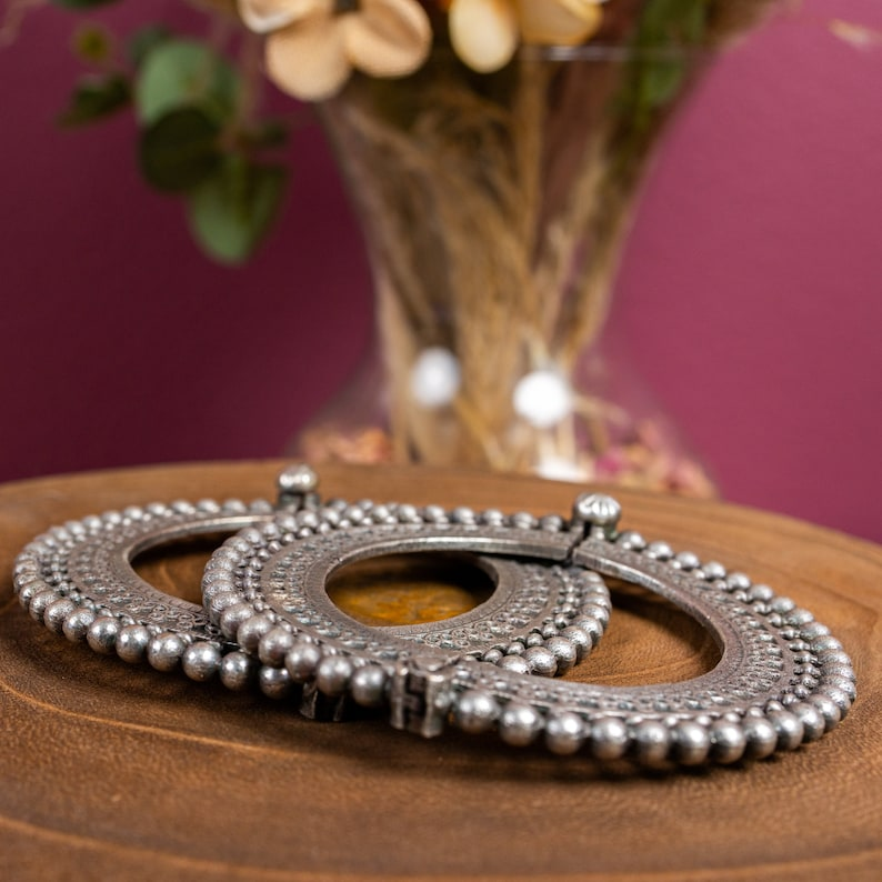 Oxidized Tribal Bangles