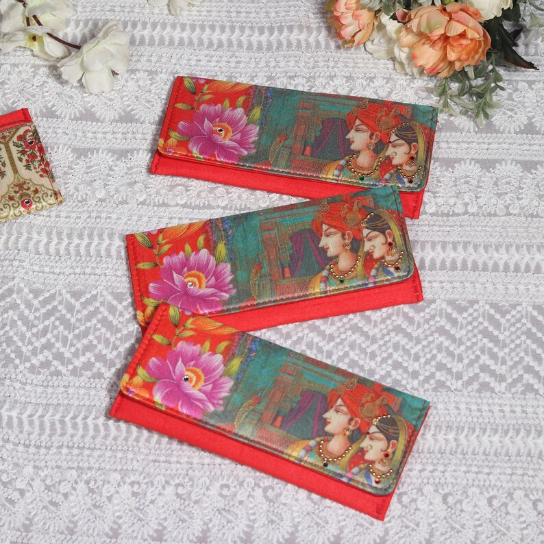 Dulha Dulhan Fabric Envelopes