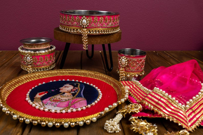 Karwa Chauth Pooja Thali Set