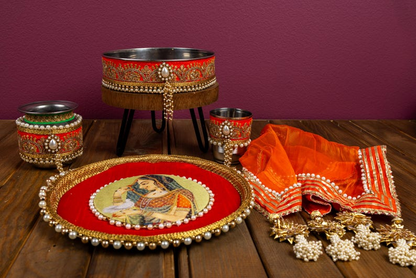 Karwa Chauth Pooja Thali Set