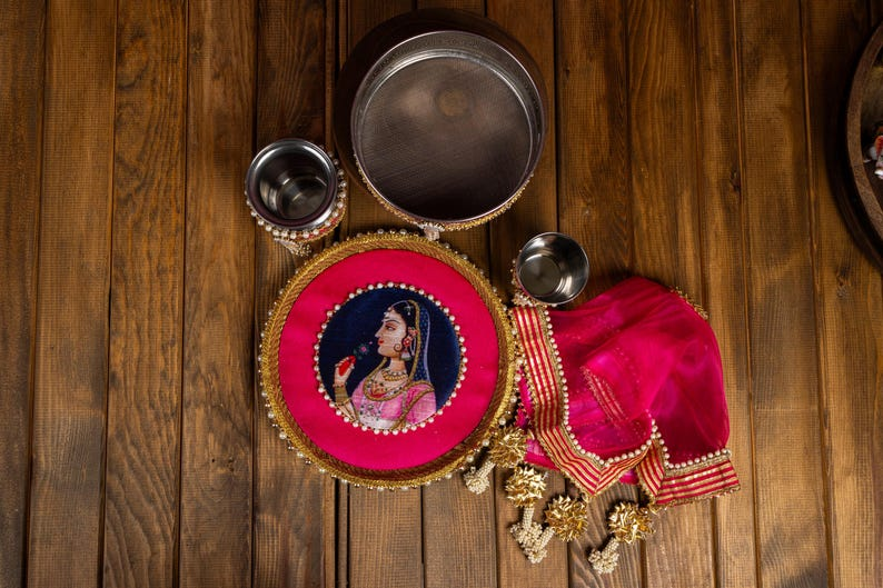 Karwa Chauth Pooja Thali Set