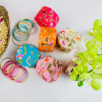 Decorative Bangle Box with Metal Bangles