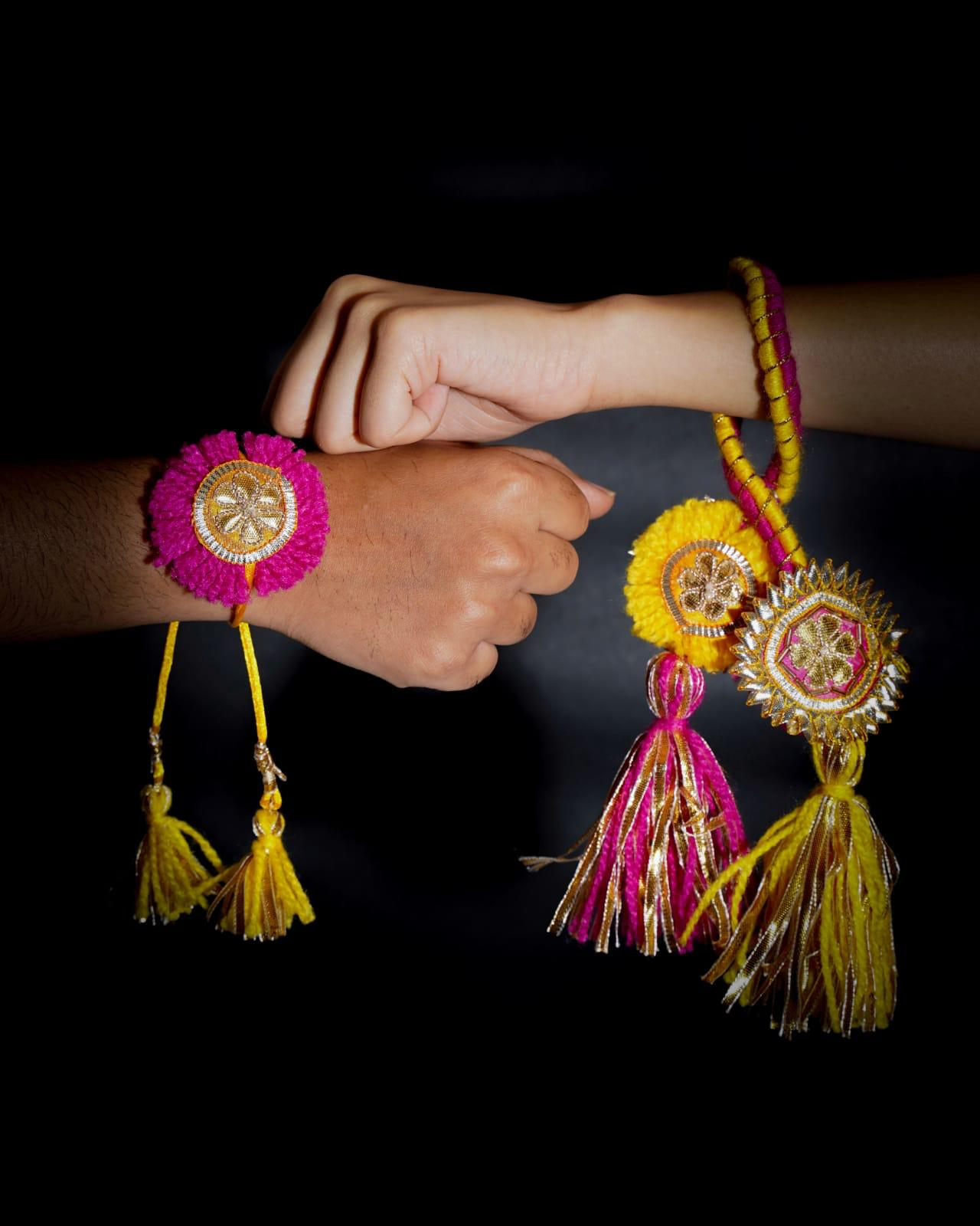 Rang Barse Couple Rakhi